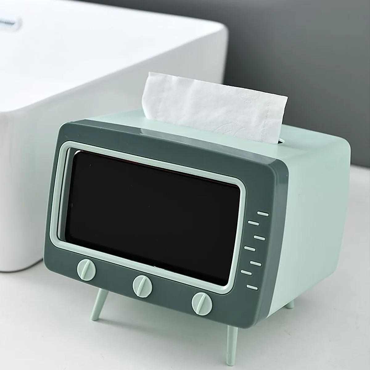 TV Tissue Box Home Living Room Creative Paper Box - Image 9