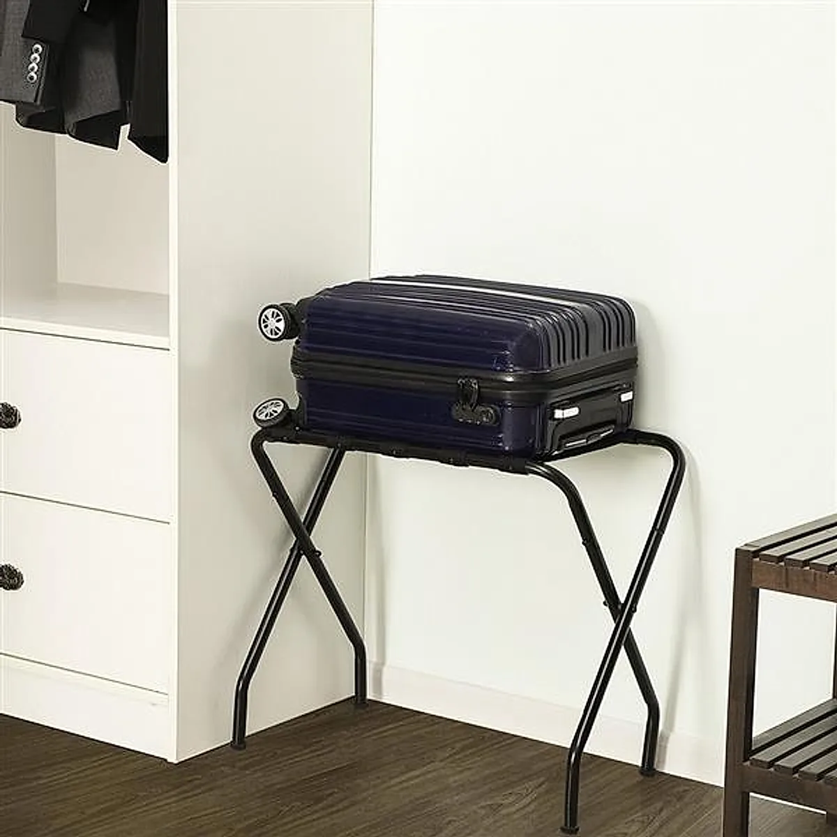 Black Luggage Rack - Image 3