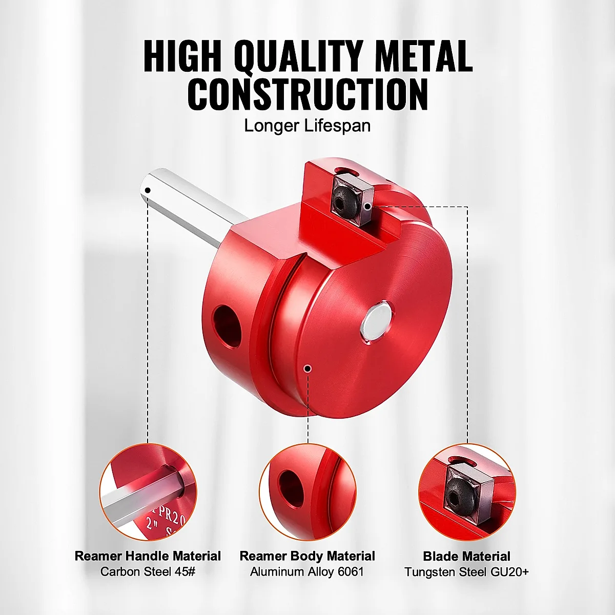 2 In PVC Pipe Reamer Tool Pipe Fitting Saver Of Aluminum Alloy For SCH 40