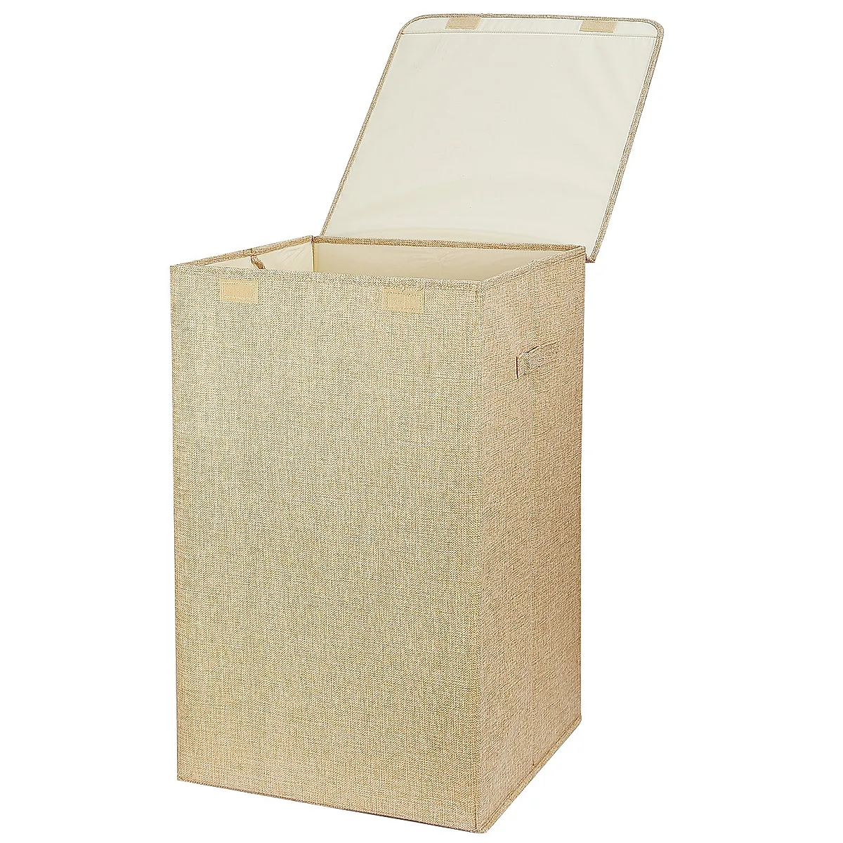 1Pc Foldable Laundry Hampers Washing Clothes Laundry Basket With Lid Handles Storage Organizer - Image 6