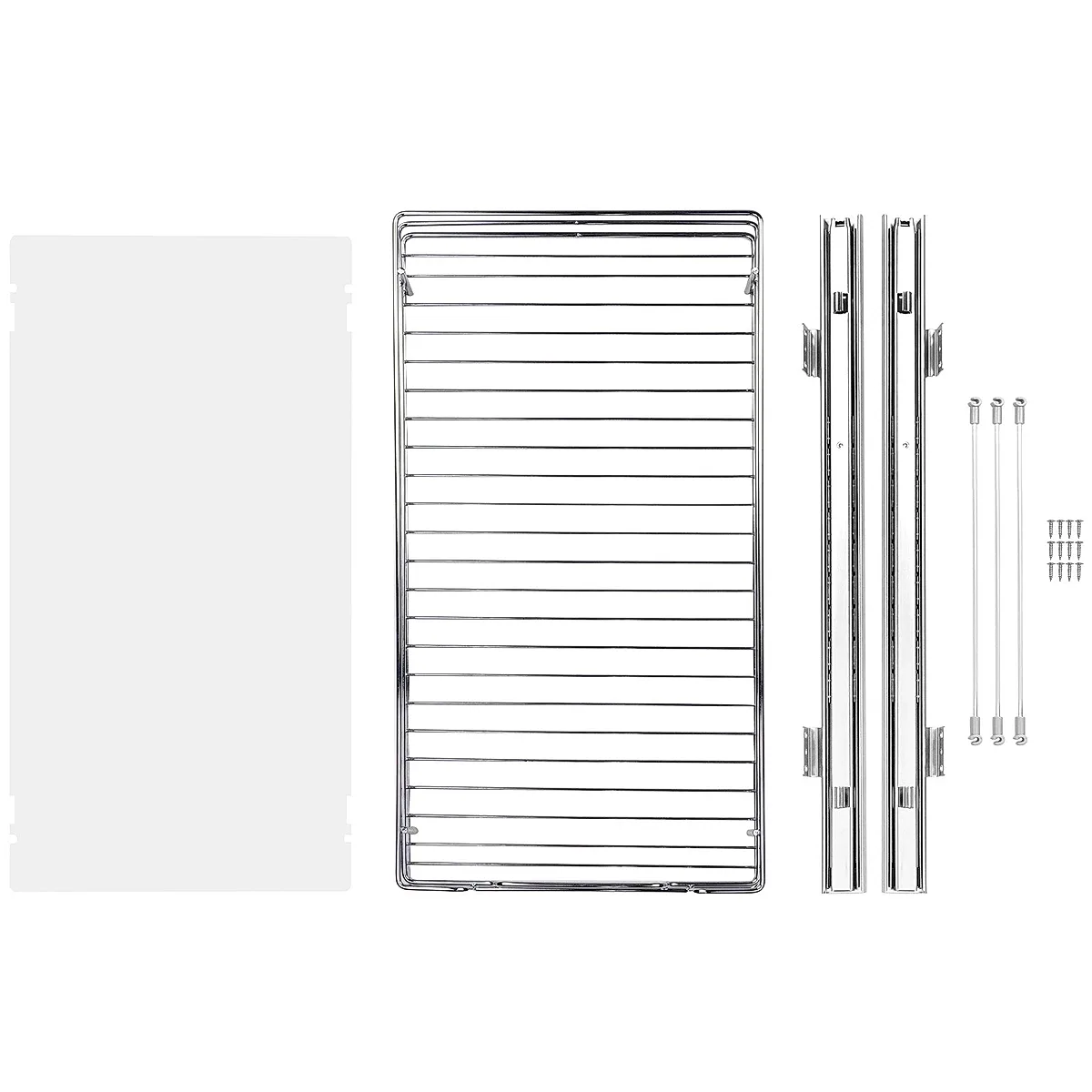 Pull Out Cabinet Organizer, Heavy Duty Slide Out Pantry Shelves, Chrome-Plated Steel Roll Out Drawers, Sliding Drawer Storage For Home, Inside Kitchen Cabinet, Bathroom, Under Sink - Image 6