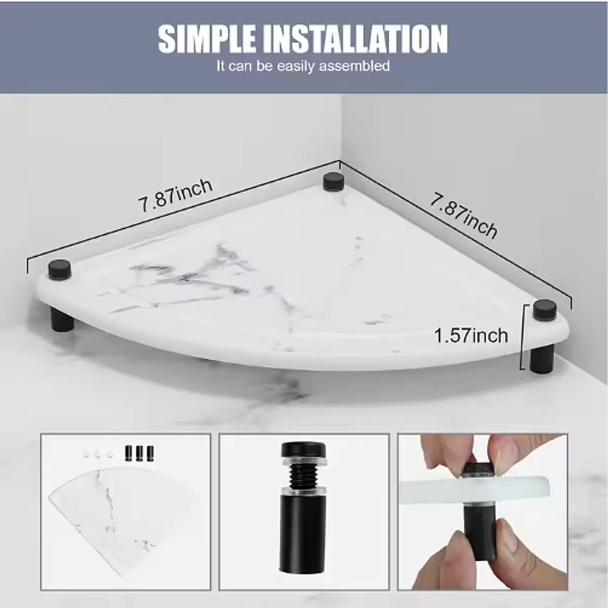 Diatomaceous Earth Sink Tray Stone Home Sink Caddy Kitchen Bathroom Instant Dry Sink Organizer - Image 2