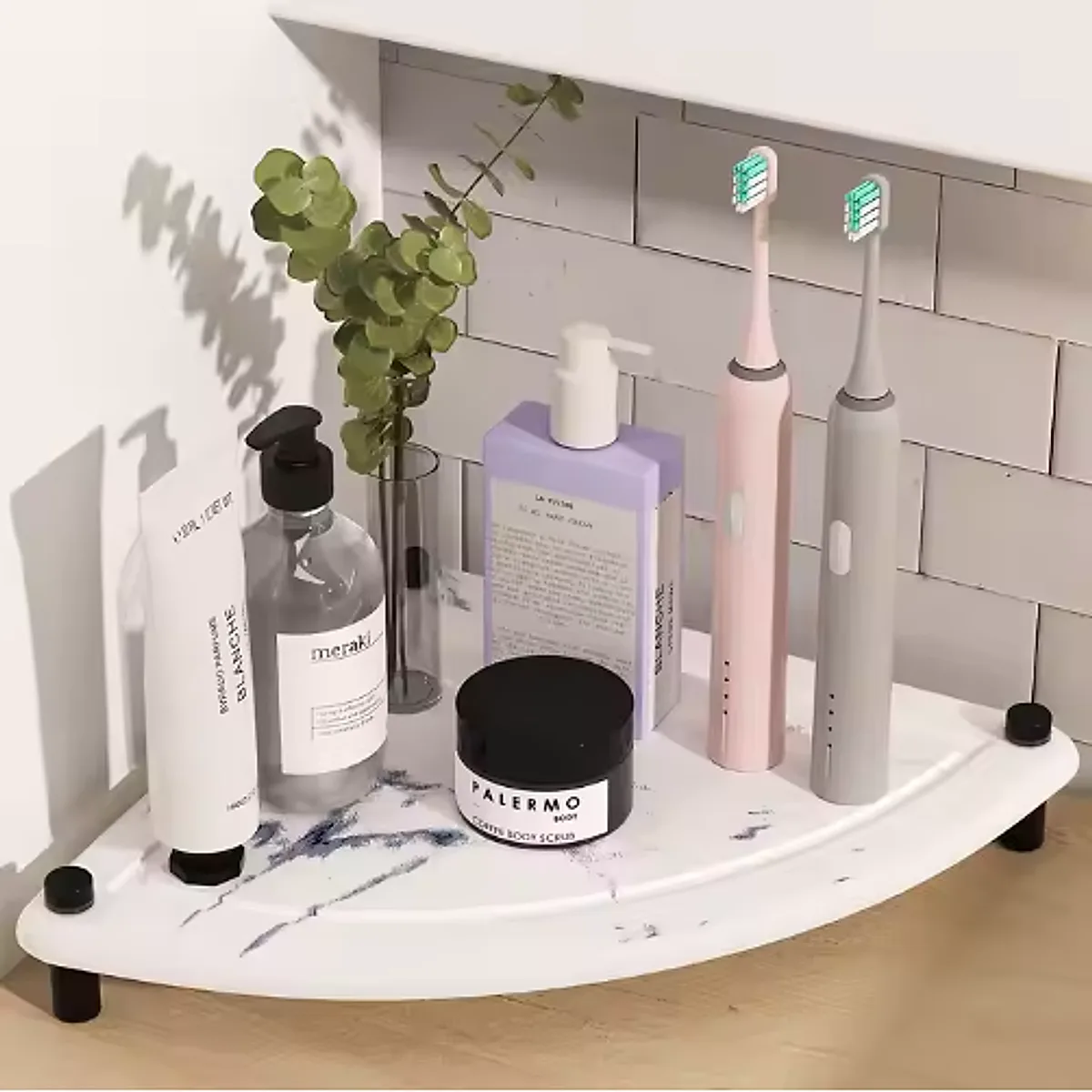 Diatomaceous Earth Sink Tray Stone Home Sink Caddy Kitchen Bathroom Instant Dry Sink Organizer - Image 5