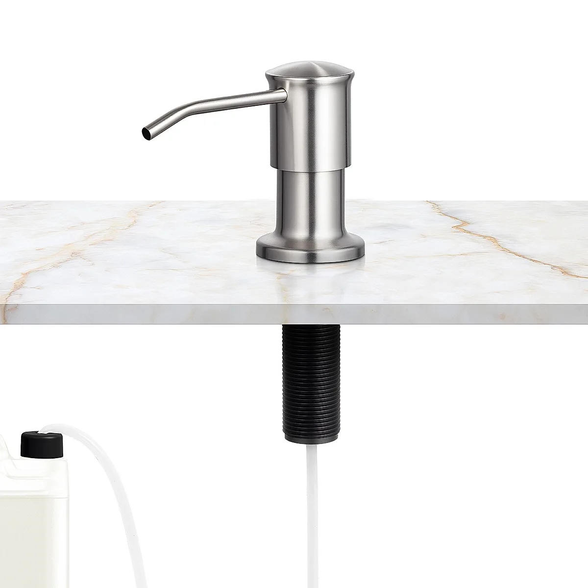 Built In Soap Dispenser For Kitchen Sink Stainless Steel CountertopPump