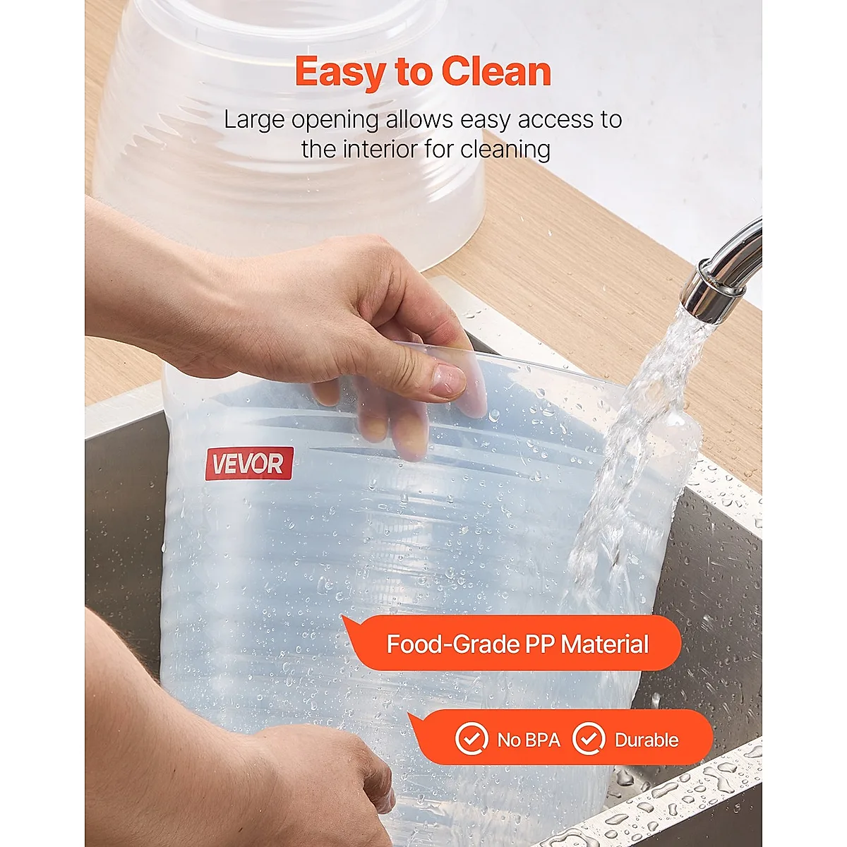 Drink Dispenser 2.64 Gal Beverage Dispenser For Parties Plastic With Spigot - Image 2