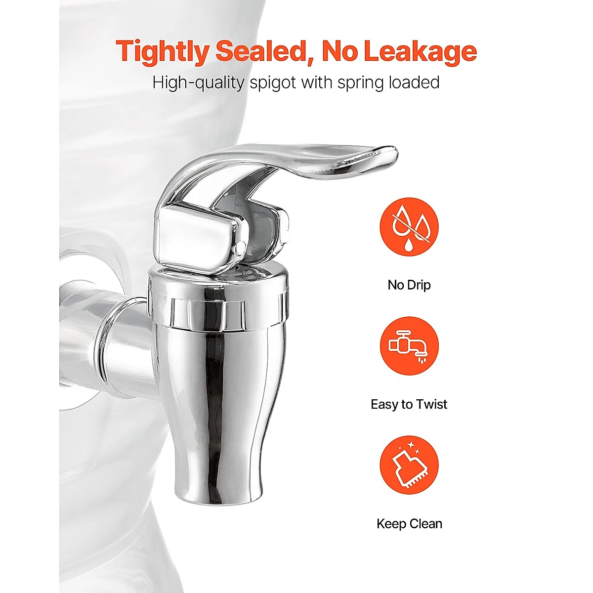 Drink Dispenser 2.64 Gal Beverage Dispenser For Parties Plastic With Spigot - Image 8
