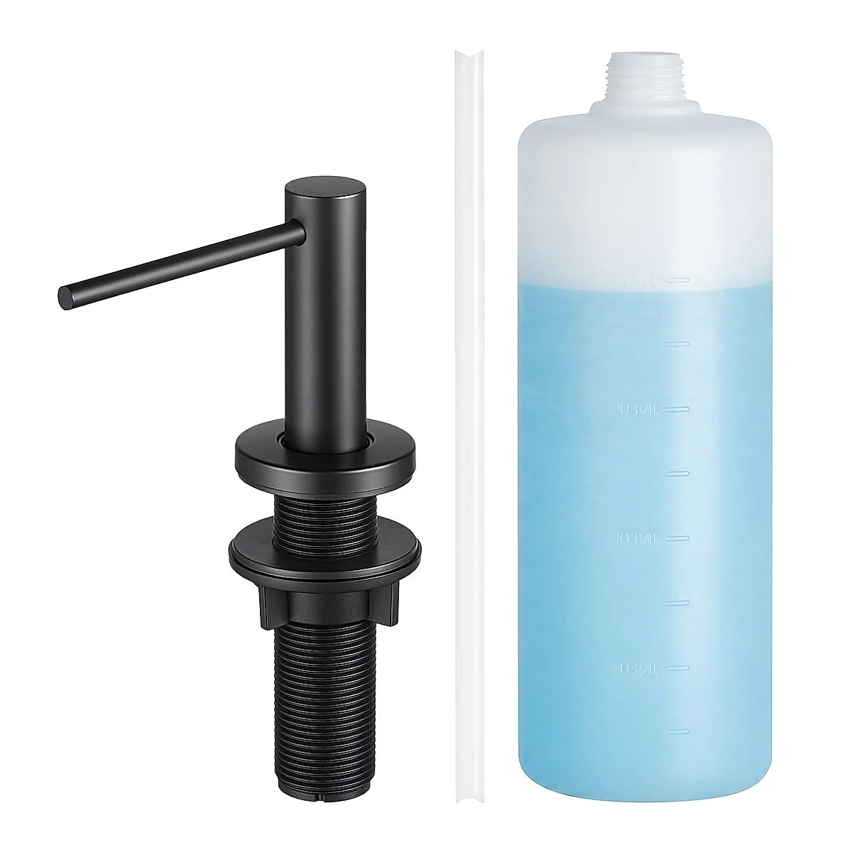 Built In Soap Dispenser For Kitchen Sink Stainless Steel With 17oz Bottle - Image 6
