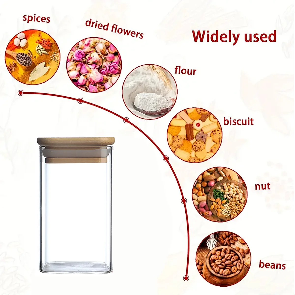 12Pcs Square Spice Jars With 72 Stickers, Kitchen Pepper Jars For Salt Seasoning - Image 8