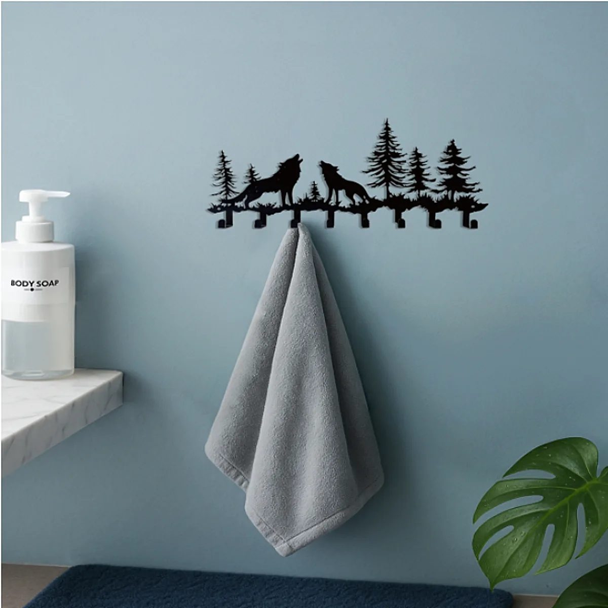 Wolf Key Holder Wall Mount - Image 2