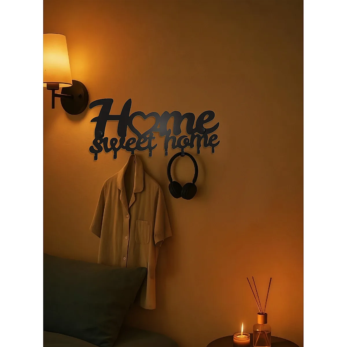 Sleek Adhesive Key Holder - Metal Key Holder Wall Mount W Contemporary Design - Image 3