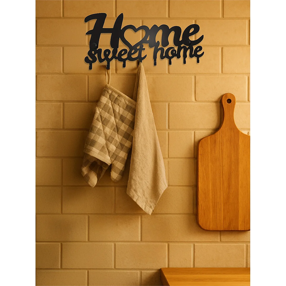 Sleek Adhesive Key Holder - Metal Key Holder Wall Mount W Contemporary Design - Image 6