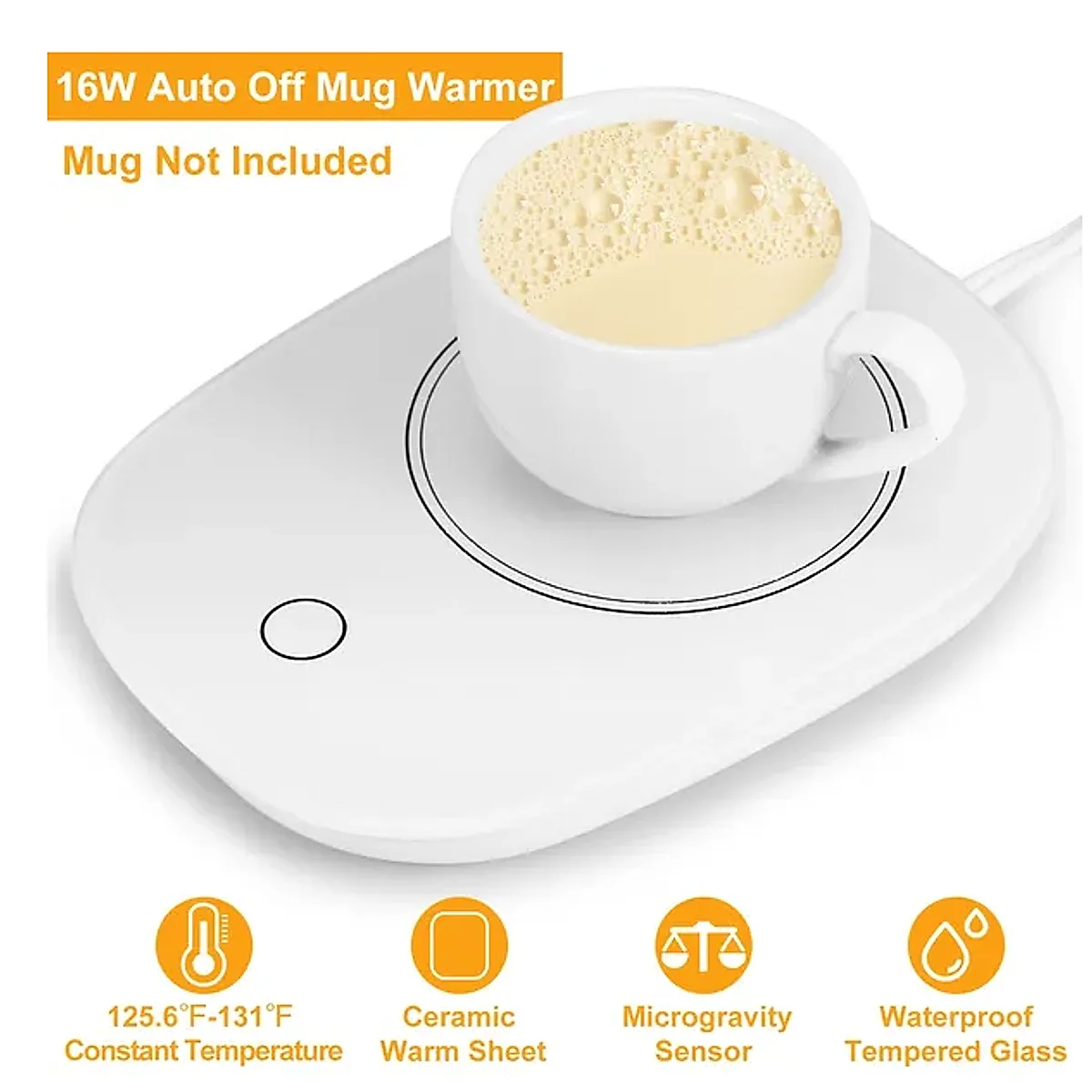 Coffee Mug Warmer Cup Warmer Auto Shut Off Coffee Tea - Image 5