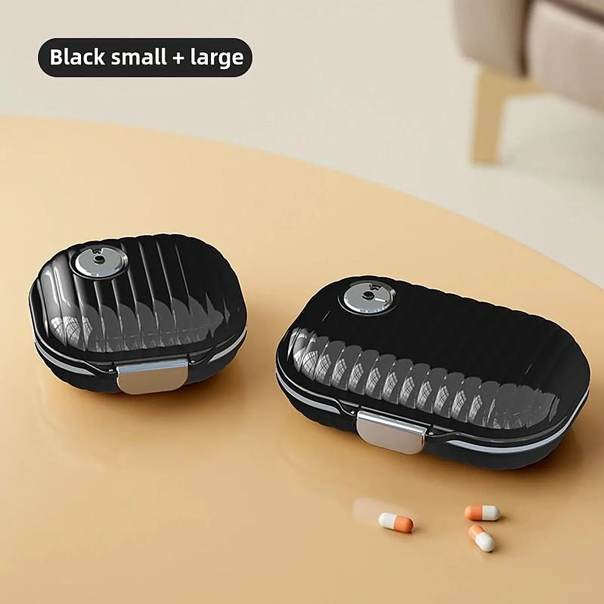 Portable Pill Storage Box Multi-Pill Dispensing Mini Pill Dispenser - Image 2
