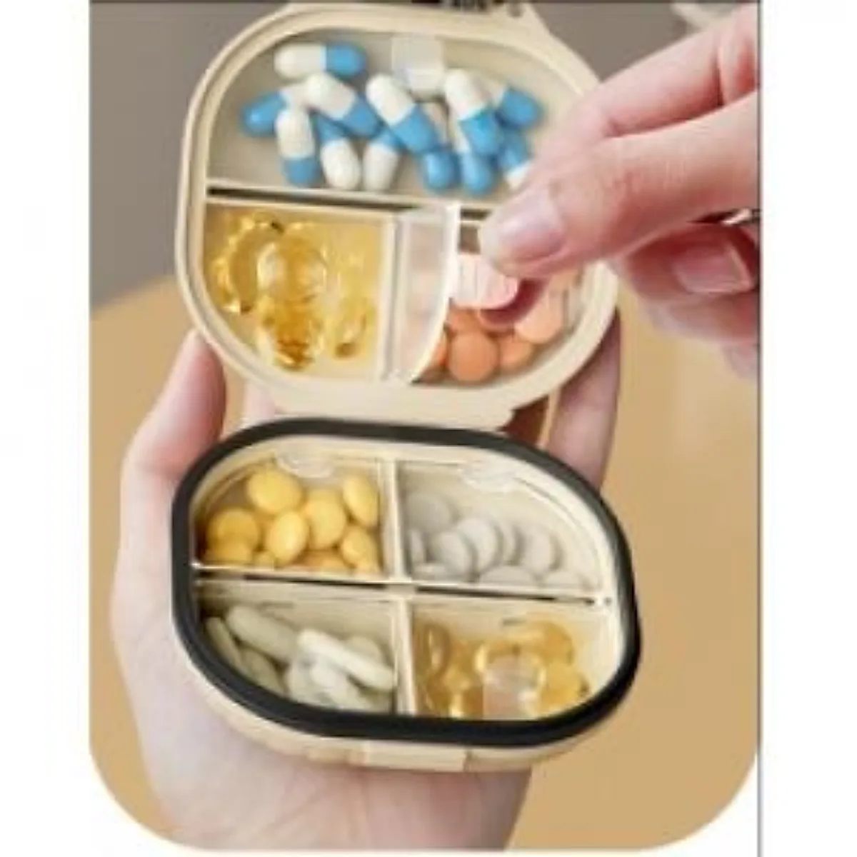 Portable Pill Storage Box Multi-Pill Dispensing Mini Pill Dispenser - Image 4