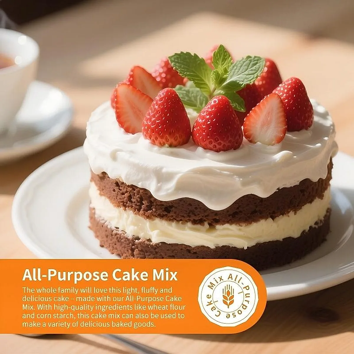 Pc Premium Cake Flour -for Home Baking - Specialized For Soft & Fluffy Vanilla Sponge Cakes, Cupcakes And Layer Cakes - Image 3