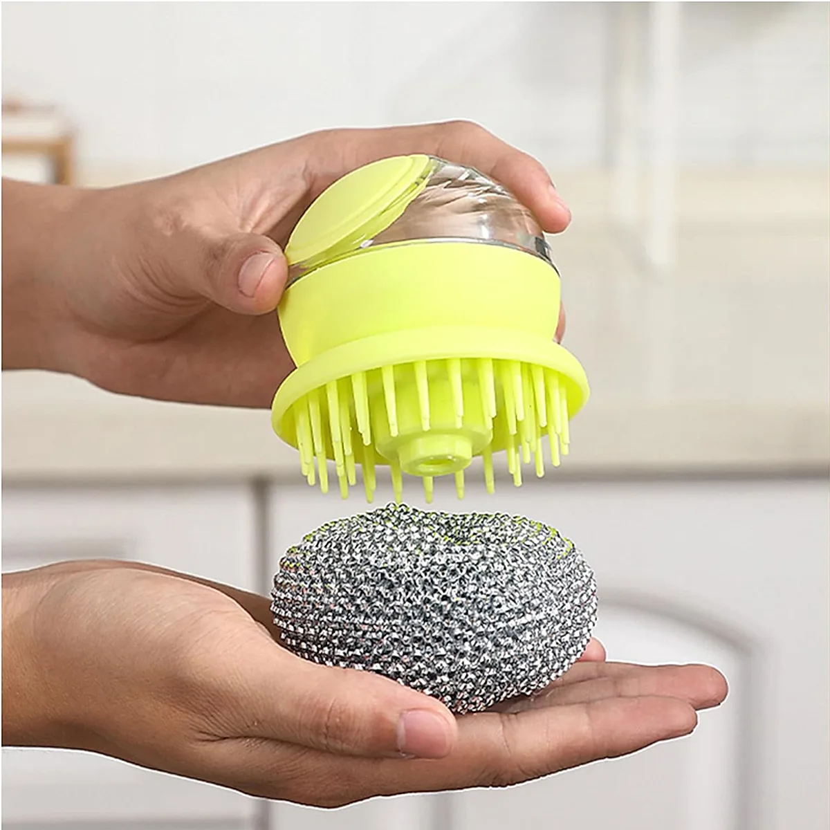 Stainless Steel Scrubber, Multifunctional Pot Dish Wash Brush For Home Commercial Kitchens, Removes Oil And Food Remnants From A Variety Of Pots And Pans - Image 8