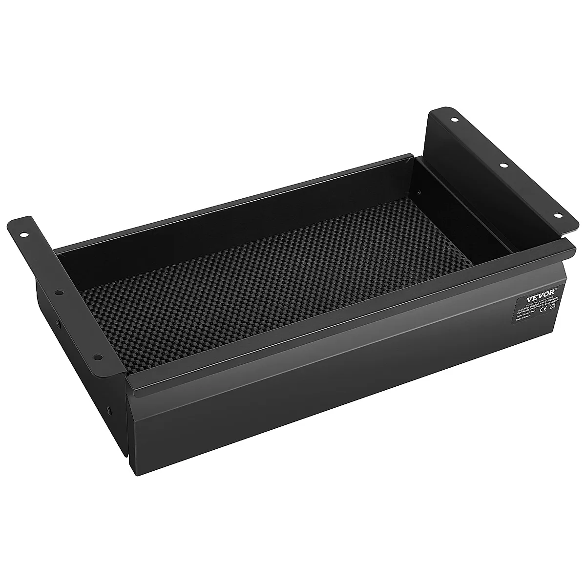 16" Wide Under Desk Drawer Slide Out, Under Desk Mounted Pull-out Drawer Attachment, Hidden Desktop Storage Organizer, Under Table Pencil Drawer For Office Home Sit Stand Workstation, 17x9x4 In - Image 4
