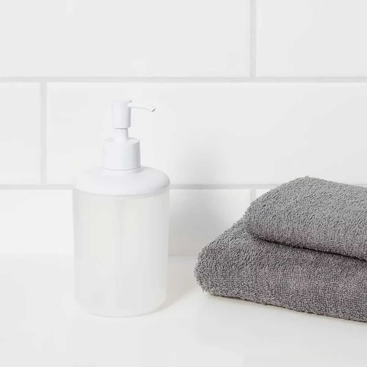 Clear Plastic Soap Dispenser Pump For Bathroom Or Kitchen