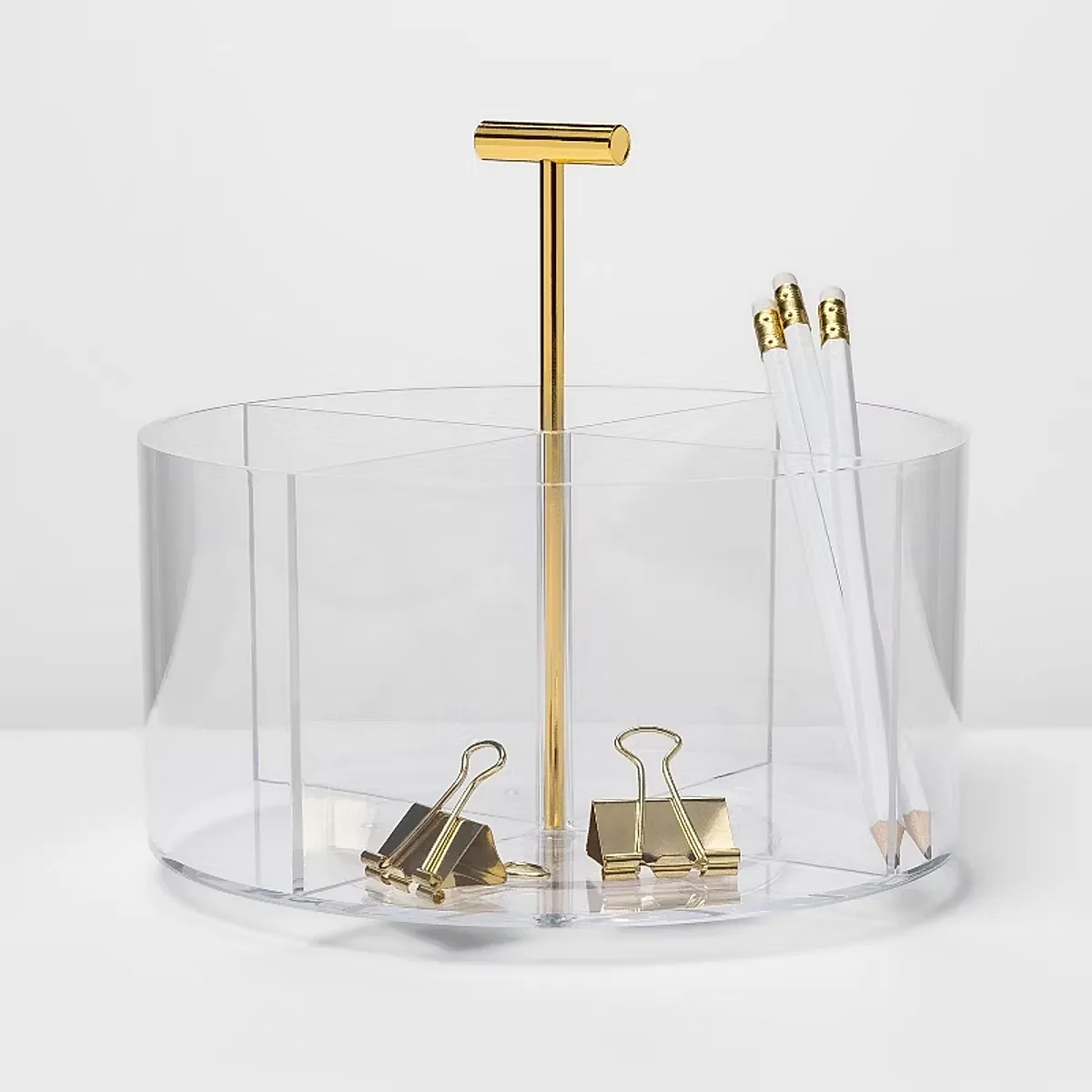 Acrylic Round Desktop Organizer - Image 6