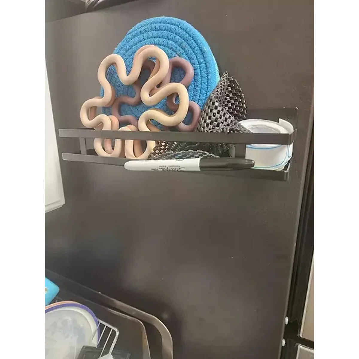 Magnetic Side Of Fridge Organizer And Storage