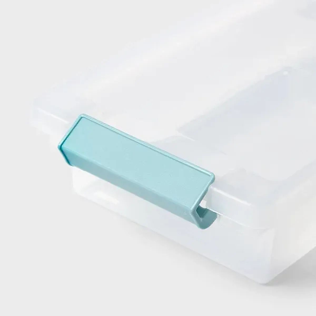 1.9qt Clear Storage Bin With Latches - Image 4