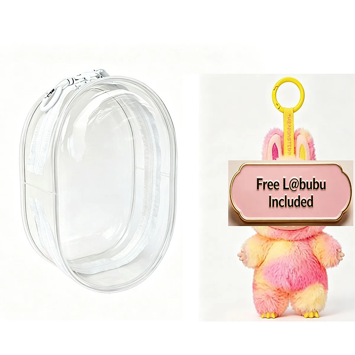 Doll Backpack,Mini Storage Case,PVC Dustproof Small Doll Bag For Mini Dolls Figures,labubu Doll Bag - Image 3