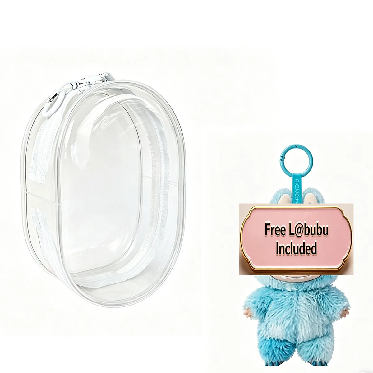Doll Backpack,Mini Storage Case,PVC Dustproof Small Doll Bag For Mini Dolls Figures,labubu Doll Bag - Image 5