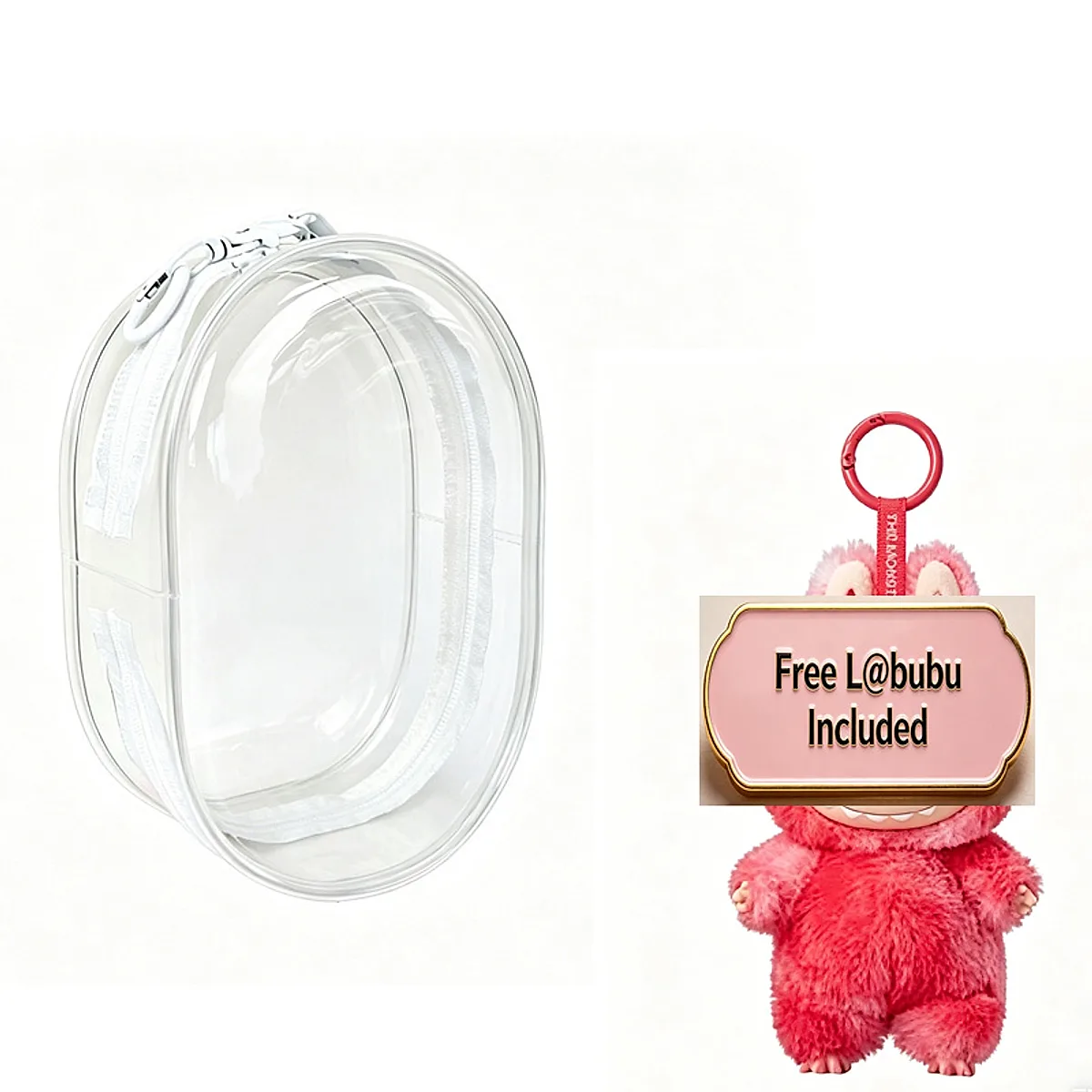 Doll Backpack,Mini Storage Case,PVC Dustproof Small Doll Bag For Mini Dolls Figures,labubu Doll Bag - Image 8
