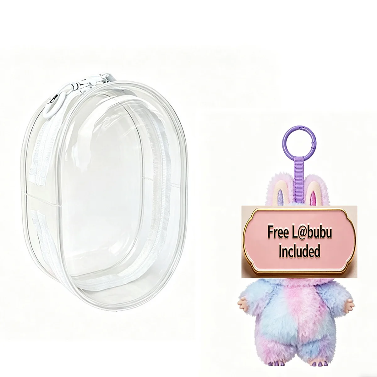 Doll Backpack,Mini Storage Case,PVC Dustproof Small Doll Bag For Mini Dolls Figures,labubu Doll Bag - Image 13