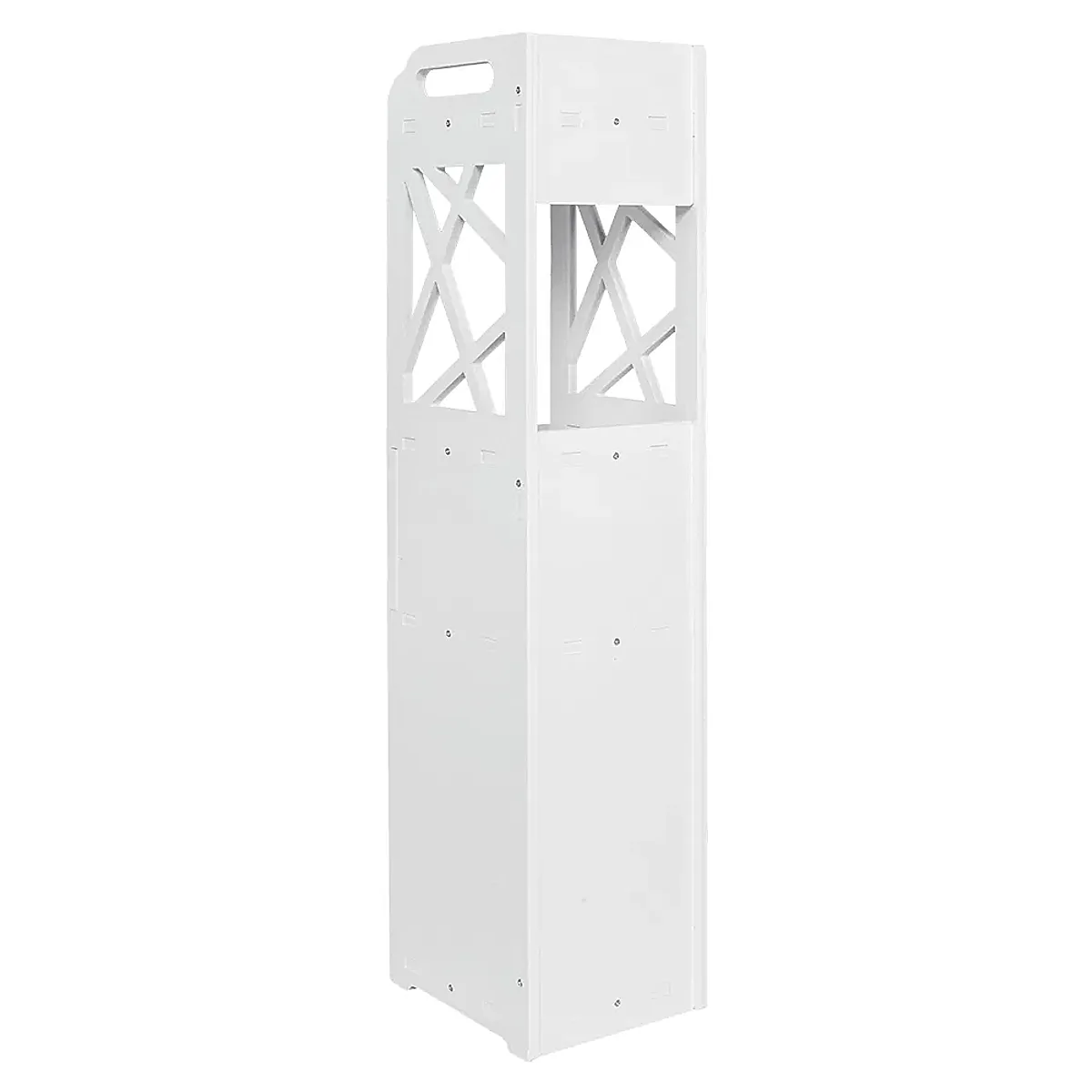 Bathroom Storage Shelf Drawer Multi Compartment Organizer Water Proof Anti Decay Anti Rot Environmental Friendly White - Image 8