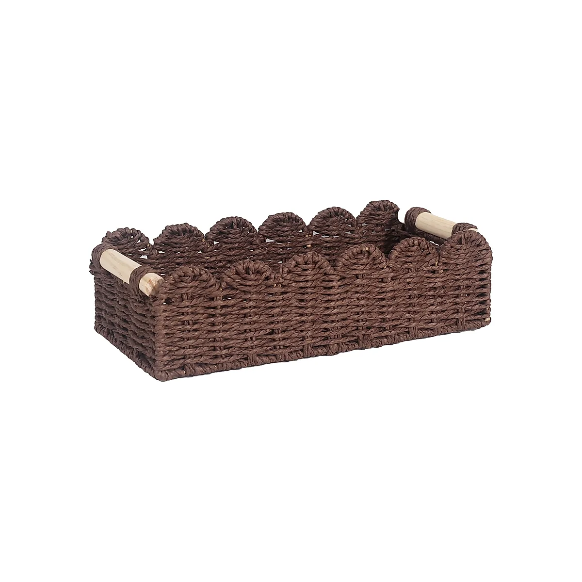 Cross-border Delivery Weaved Storage Basket Desktop End Table Storage Box