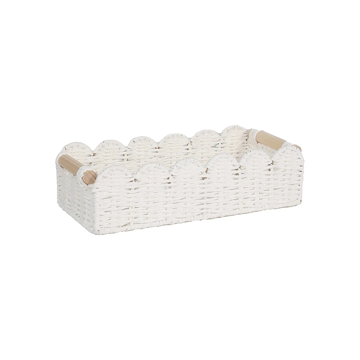 Cross-border Delivery Weaved Storage Basket Desktop End Table Storage Box - Image 5