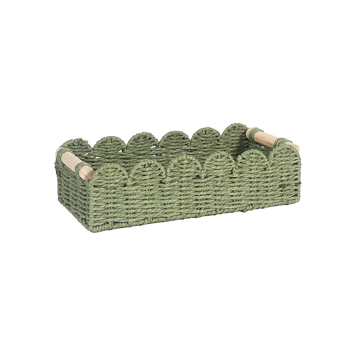 Cross-border Delivery Weaved Storage Basket Desktop End Table Storage Box - Image 6