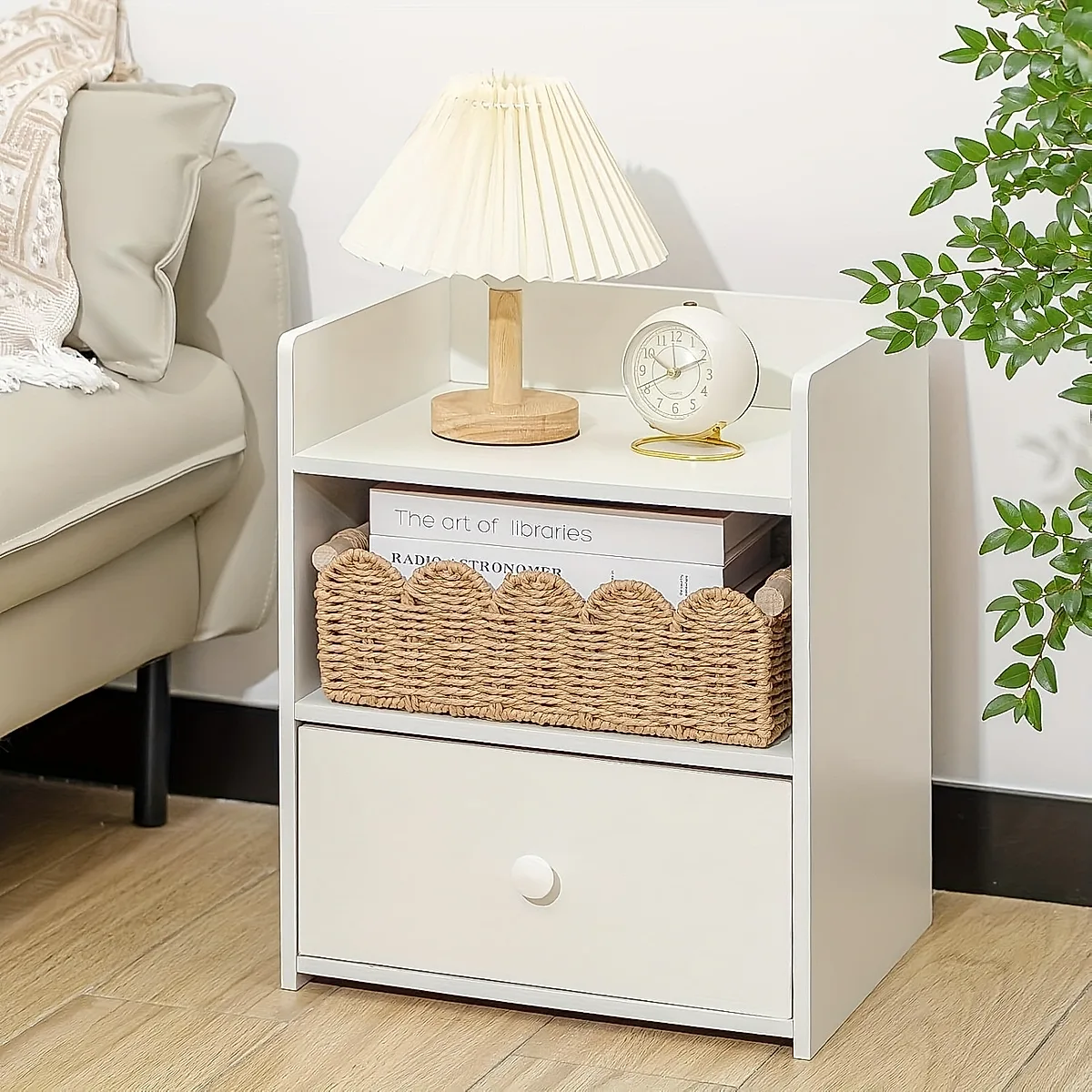Cross-border Delivery Weaved Storage Basket Desktop End Table Storage Box - Image 7