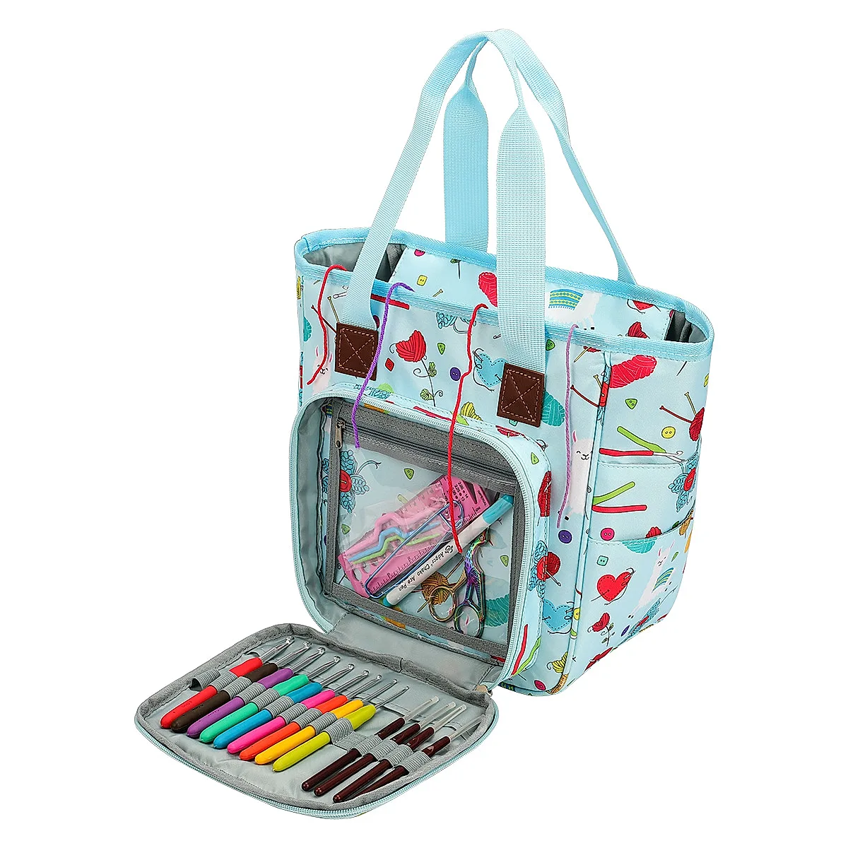 Woven supplies storage bag - Image 4