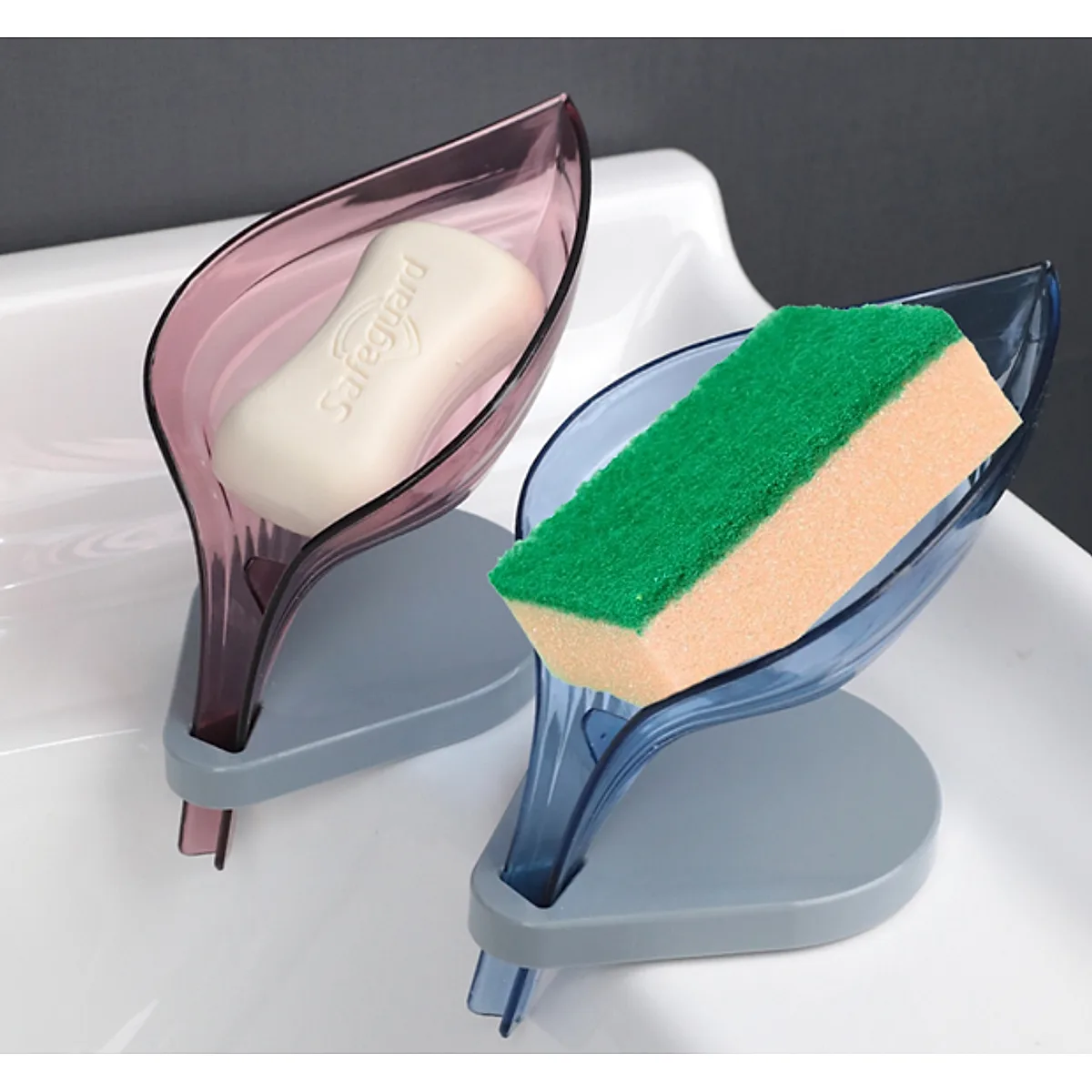 Soap Holder Sink Sponge Drain Box Creative Suction Cup - Image 5