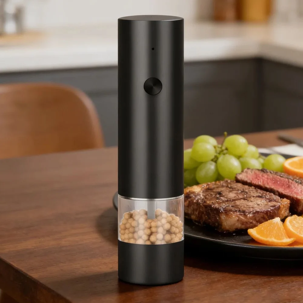 One-Touch Electric Salt & Pepper Grinder